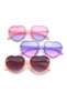 Girl's Glittery Sunglasses with Heart Bee Detail (Boxed) - 5