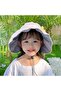 Girl's Foldable Wide Brim Visor Anti-UV Hat for Sun, Beach, Travel, Picnic, Pool - 4