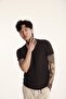 Polo Neck Men's Knitwear Knitted T-shirt