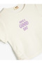 Girl's T-Shirt 4Skg10055Ak Ecru - 2