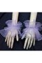 Almira Sparkling Tulle Cuff Bracelet Lilac - 8