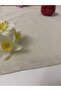 Glitter Bougainvillea Gold Color Rectangular Runner 40x160 - 7