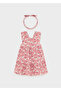 pink ribbon printed Mayoral dress