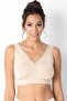Women's Beige Seamless Shaping Gathering Bra New Season - 4