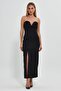 Sweetheart Neckline Finike Straples Slit Long Evening Dress