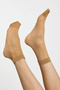 6-Piece Women's Skin Fit 15 Denim Shiny Socks - 3