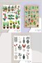 9 Sheets Flower Themed Sticker SET - 4