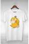 Unisex Women Men Pokemon Psyduck Printed Oversize T-shirt