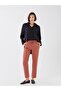 Lcwaikiki Basic Elastic Waist Carrot Cut Women's Trousers (S3)