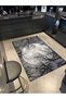 Gray Themed Tree and Moon Patterned Creative Modern Decorative Carpet 3892 - 3