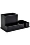 Brand: Mimaks Dk-119 3 Compartment Faux Leather Pen Holder Desk Set Category: Desktop Organizer