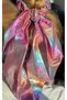 Rainbow luxury scarf kerchief with tail lights swivel shiny mermaid women's children's rubber buckle no4 - 5