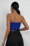 Women's Stone Detailed Strappy Special Design Knitwear Blouse 24S58002 - 2