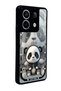 Glossy Phone Case for Xiaomi Redmi Note 13 Pro 5g White Lucky Panda Design - 2