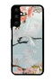 Glossy Phone Case for Samsung A05S Watercolor Stork Design
