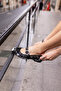 NİSO WOMEN'S BLACK SILVER SEQUINS SHOES - 7