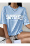 Unisex Happines Written T-Shirt