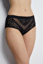 0041 Bato Model Elastic Waist Tulle and Lace Detailed Women's Panties - 3