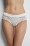 0028 Low Waist Brazilian Mold Cotton Fabric Lace Detailed Women's Panties