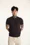 Polo Neck Men's Knitwear Knitted T-shirt - 3