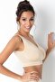 Women's Beige Seamless Shaping Gathering Bra New Season