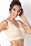Women's Beige Seamless Shaping Gathering Bra New Season - 2