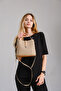 Women's Embossed Printed Vegan Shoulder and Hand Bag with Lock Detail Jpm4002 Gray - 4