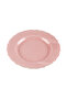 Lace Collection Dinner Plate, 26cm. Pink Sold as a Set of 2