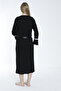 Black Lace Detailed Maternity and Maternity Nightgown Set - 3