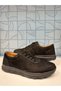 1915 Black Nubuck Genuine Leather Laced Orthopedic Comfortable Casual Daily Shoes - 3