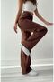 PALAZZO BROWN WIDE LEG HIGH WAIST 100% COTTON - 2