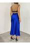 Satin Skirt with Elastic Waist - 3