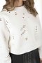 Taş Detaylı Crop Sweat - 6