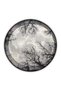 Gray Themed Tree and Moon Patterned Creative Modern Decorative Carpet 3892 - 2