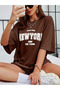 Unisex New York 1968 Printed Brown Garalio T-Shirt