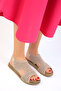 Beige Women's Sandals 17156 - 5