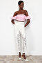 Pembe Crop Dokuma Büstiyer TPRSS24BS00020 - 3