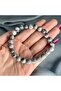 Gray Jasper Stone Natural Stone Bracelet