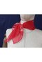 Alaina Patterned Chiffon Scarf Red-Beige - 3