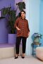 Oversize Shirt with Sleeve and Crochet Detail - 3