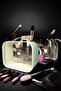 Transparent Suitcase Organizer Suitcase Organizer Makeup Brush Cosmetic Travel Bag Vegan Leather