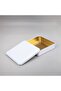 White Metal Box 19,2X19,2X4,5 Cm, Stylish and Convenient Storage Solution - 3