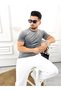 T-shirt Slim Fit T-shirt Slim Fit Velvet T-shirt
