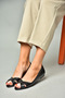 Black Women's Sandals B726109909 - 2
