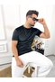 T-shirt Slim Fit T-shirt Slim Fit Velvet T-shirt - 5