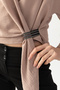 Women's Biscuit Double Breasted Collar Half Sleeve Loose Cut Aerobin Tunic - 4