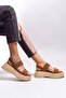 Imyfasari Women's Sandals0012805 Tan Skin - 5