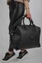 Large Size Printed Black Luggage Style Hand and Shoulder Bag