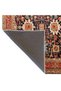 Geometric Patterned Decorative Carpet in Black and Orange Tones 4059 - 5