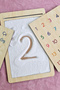 Wooden Summer Eraser Board Alphabet Numbers - 2